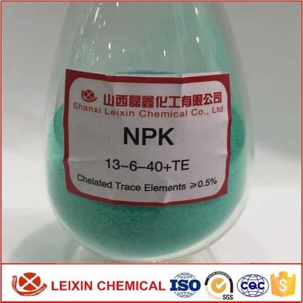 Water Soluble npk Fertilizer Quick Release NPK Type 13_6_40